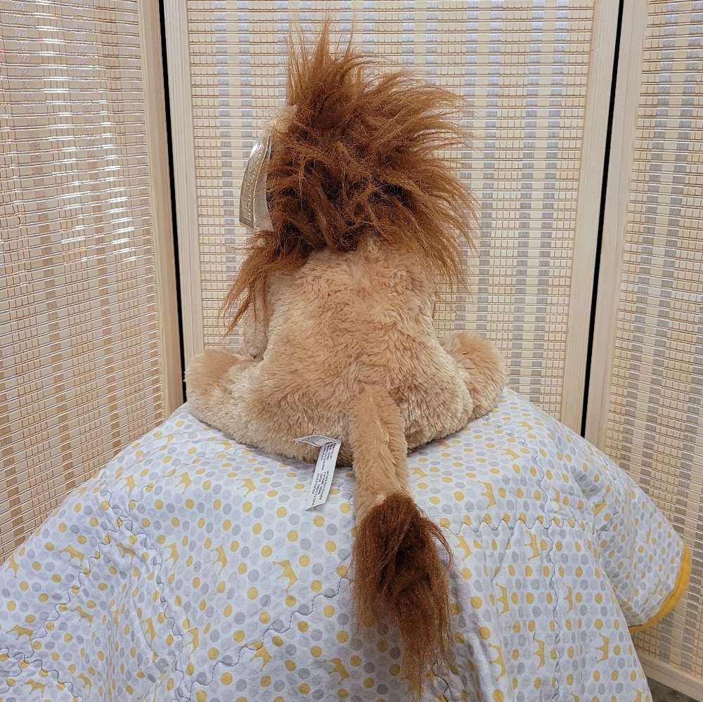 Aurora Destination Nation Lion Plush Stuffed Animal Toy Tall Fuzzy Mane - Picture 6 of 12